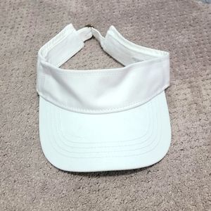 White visor hat NWOT